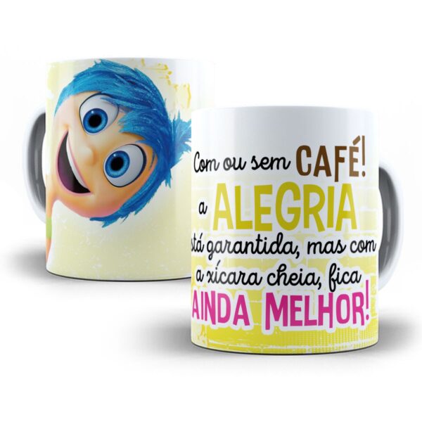 Artes Caneca Divertida Mente 2 Frases Engraçadas Café em Png