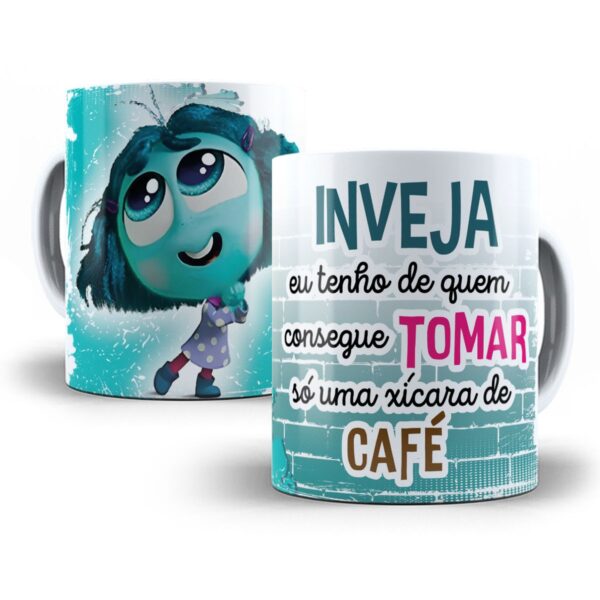 Artes Caneca Divertida Mente 2 Frases Engraçadas Café em Png