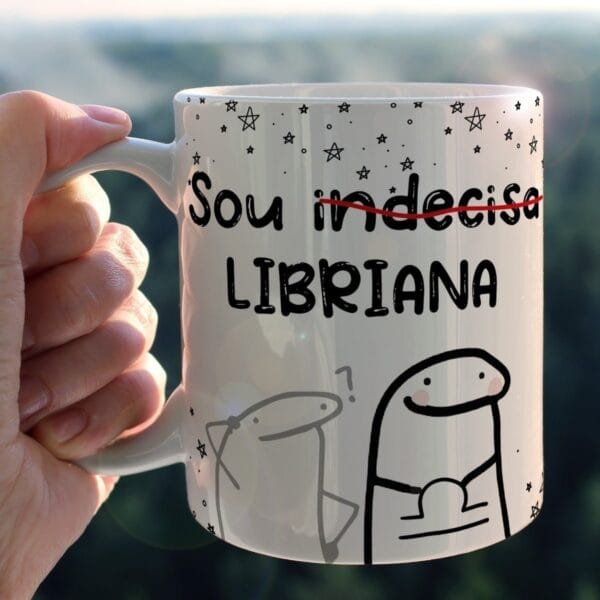 Artes Caneca Flork Signos Frases Engraçadas Sublimação