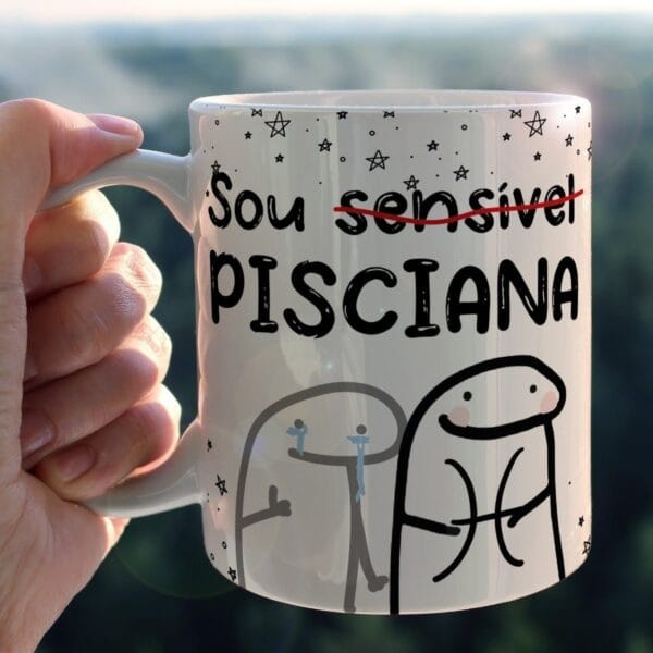 Artes Caneca Flork Signos Frases Engraçadas Sublimação