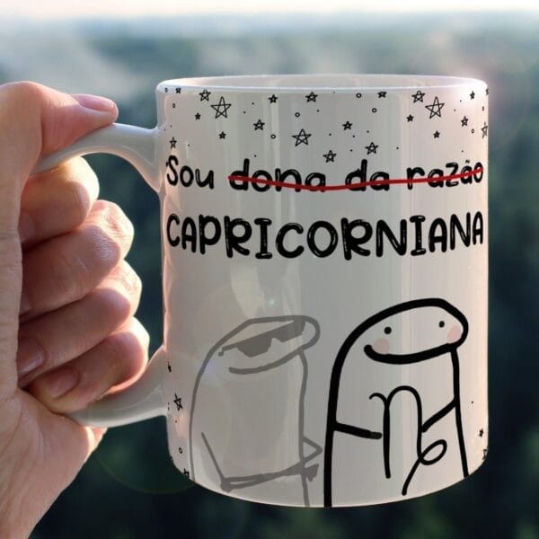 Artes Caneca Flork Signos Frases Engraçadas Sublimação