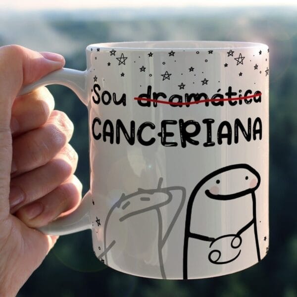 Artes Caneca Flork Signos Frases Engraçadas Sublimação