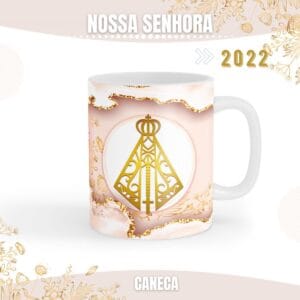 artes caneca nossa senhora aparecida arquivo digital presentar