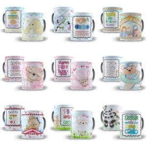 Artes Caneca Personagens Motivacional Cute Fofas Editável