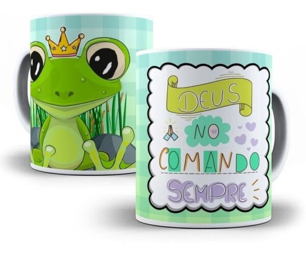 Artes Caneca Personagens Motivacional Cute Fofas Editável