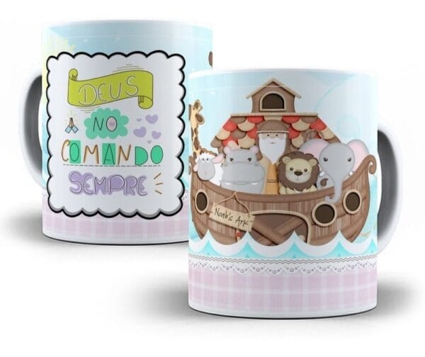 Artes Caneca Personagens Motivacional Cute Fofas Editável