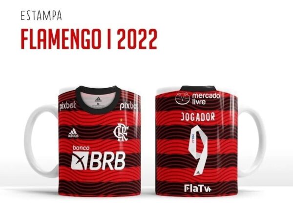 Artes Caneca Times Brasileiros Brasileirão 2022 Editáveis