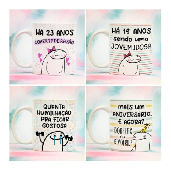 Artes Caneca Xícara Flork Frases Memes Divertidas Debochadas