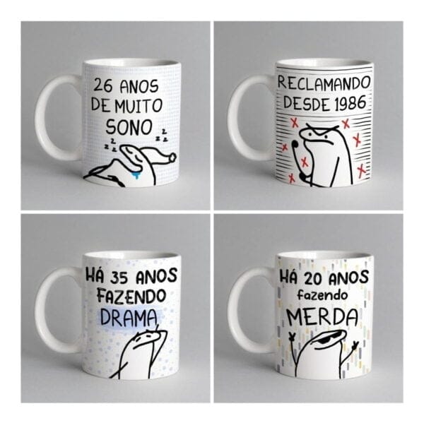 Artes Caneca Xícara Flork Frases Memes Divertidas Debochadas