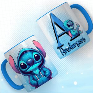 artes canecas alfabeto stitch azul png e pdf ilustracao digital