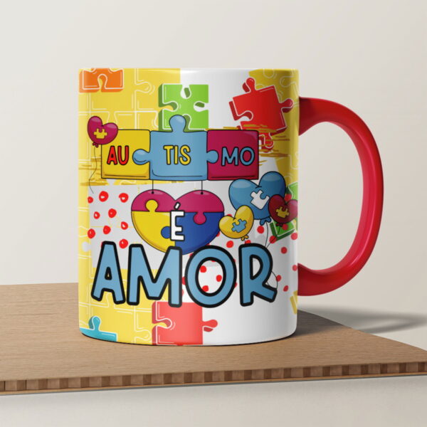 Artes Canecas Autismo - Png e Corel - Imagem 2