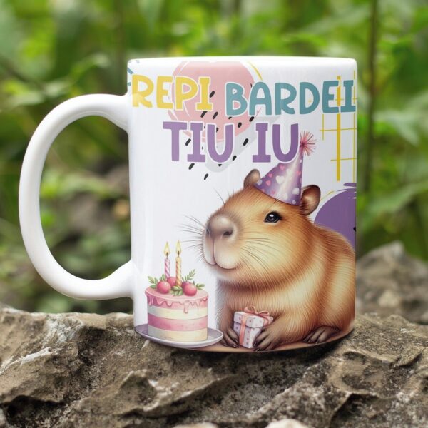 Artes Canecas Capivaras Birthiday - Png e Corel - Imagem 2