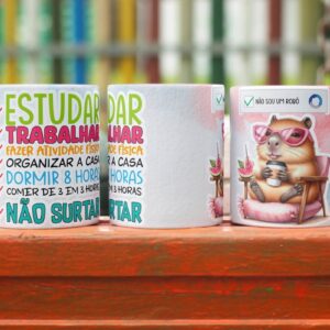 artes canecas capivaras png elementos soltos personalizacao
