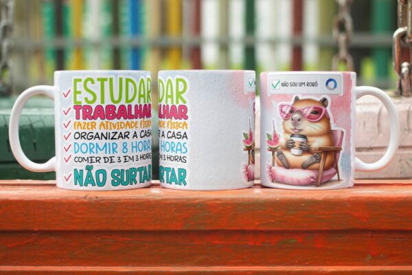 Artes Canecas Capivaras - Png + Elementos Soltos