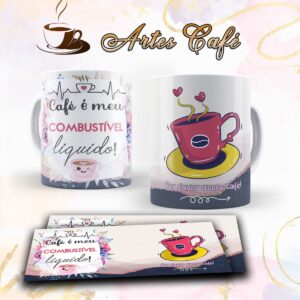 Artes Canecas com Café e sem Café - Arquivo Digital