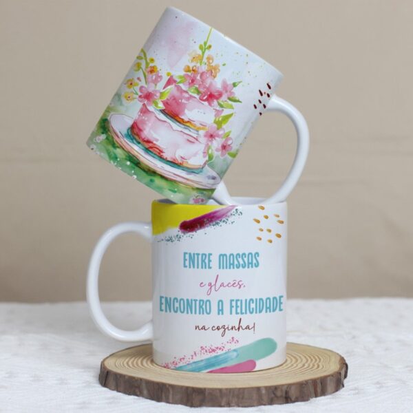 Artes Canecas Confeiteira - Png e Corel - Imagem 2