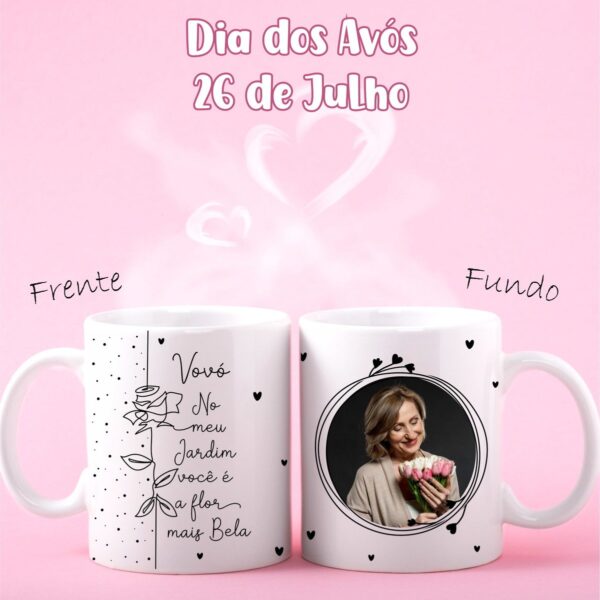 Artes Canecas Dia dos Avós Minimalista - Png - Imagem 3