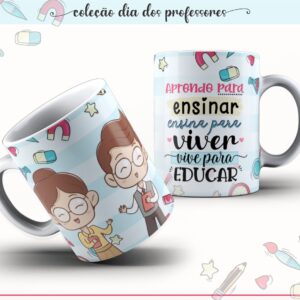 artes canecas dia dos professores arquivo digital arte para canecas