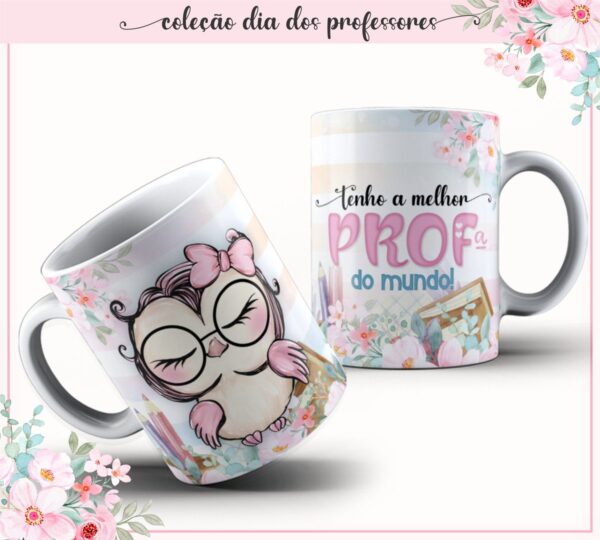 Artes Canecas Dia dos Professores Sublimação - Arquivo Digital - Imagem 3