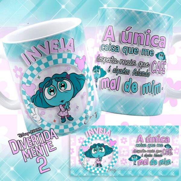 Artes Canecas Divertidamente 2 - Png - Imagem 2