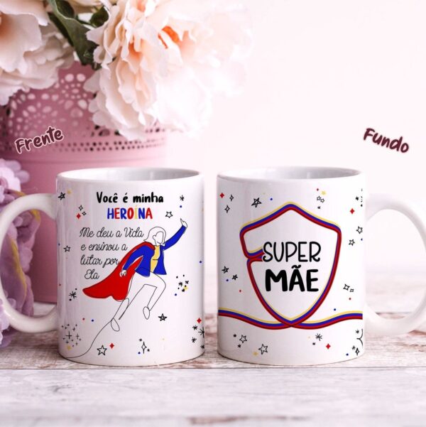 Artes Canecas Mãe em Linhas - Png - Imagem 4