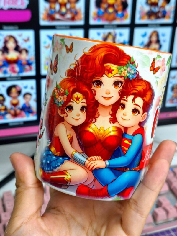 Artes Canecas Mãe Maravilha - Png - Imagem 3