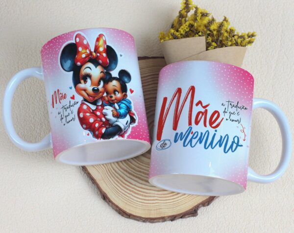 Artes Canecas Margarida e Minnie Mães - Png - Imagem 2