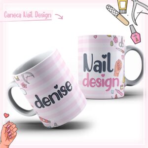 artes canecas nail design arquivo digital arte digital