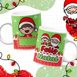 artes canecas natal infantil arquivo digital arte para caneca 2