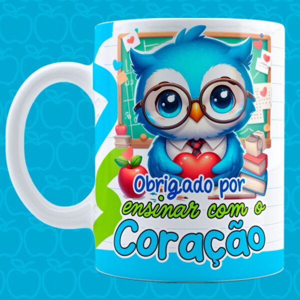 Artes Canecas Professores Corujinhas - Imagem 4