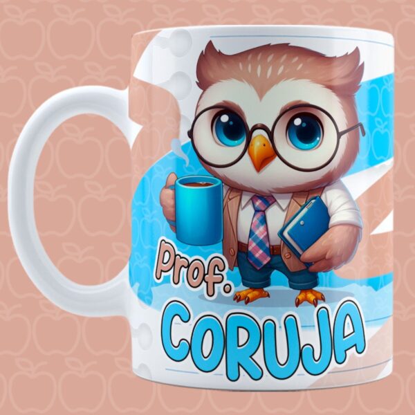 Artes Canecas Professores Corujinhas - Imagem 5