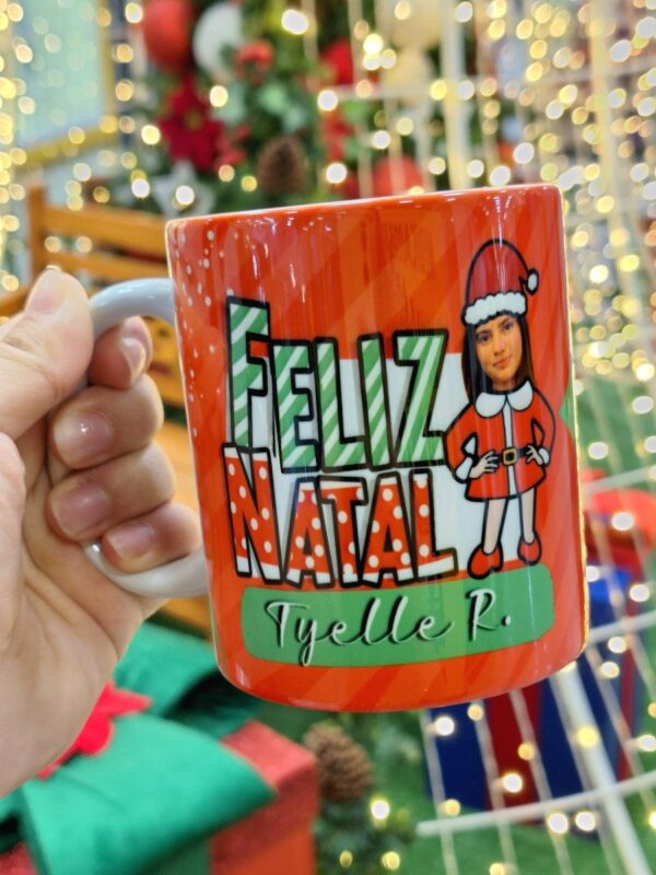 Artes Canecas Rostos Divertidos Natal 2024 - Png - Imagem 2