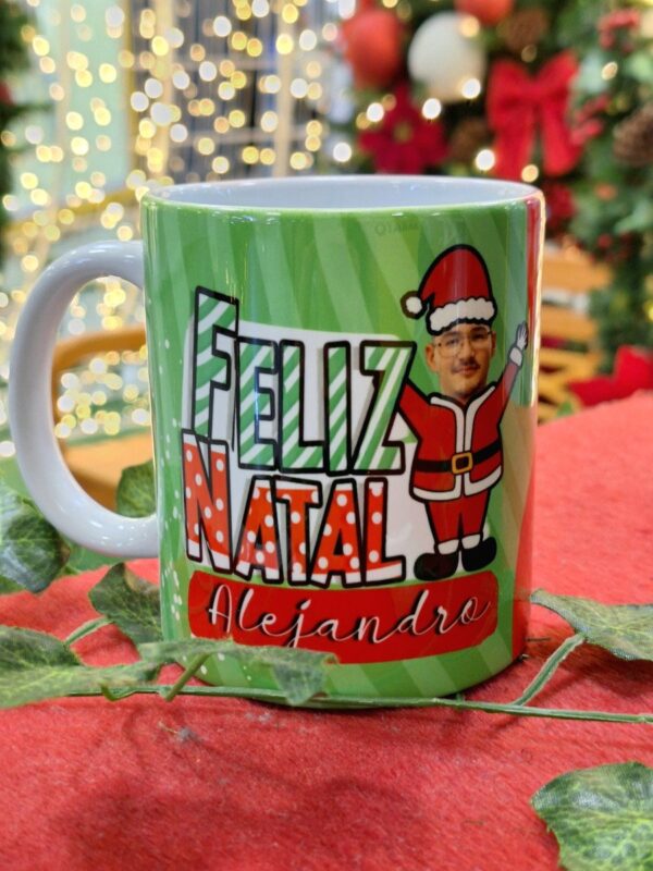 Artes Canecas Rostos Divertidos Natal 2024 - Png - Imagem 4