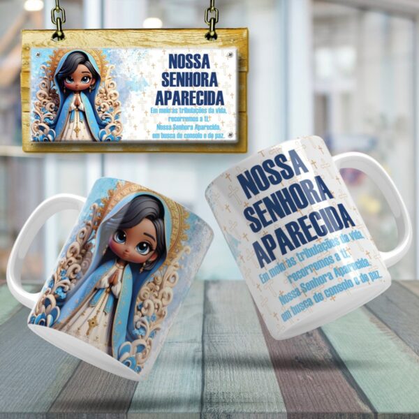 Artes Canecas Santos Católicos - Jpg