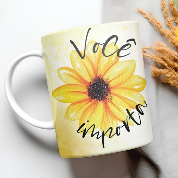 Artes Canecas Setembro Amarelo Girassol