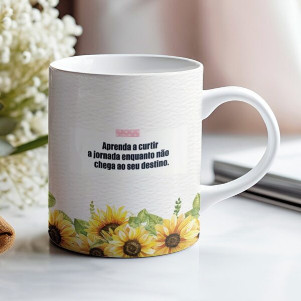 Artes Canecas Setembro Amarelo Girassol - Imagem 5