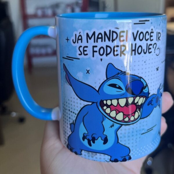 Artes Canecas Stitch Cansado - Png - Imagem 4