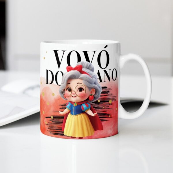 Artes Canecas Vovó Princesa - Png e Corel