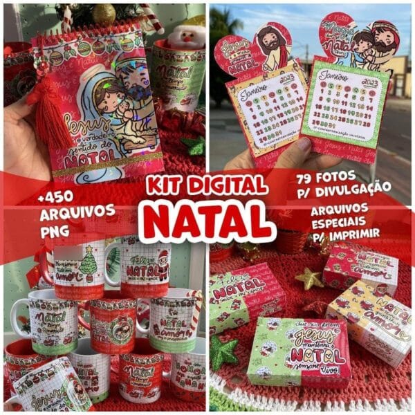 Artes De Natal Arquivos Digitais P/ Personalizados Natalino