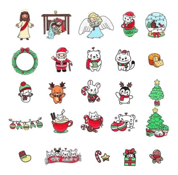 Artes De Natal Arquivos Digitais P/ Personalizados Natalino