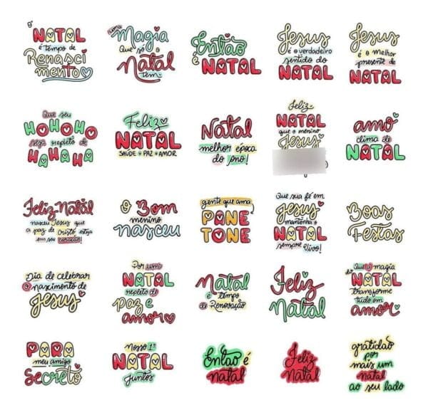 Artes De Natal Arquivos Digitais P/ Personalizados Natalino
