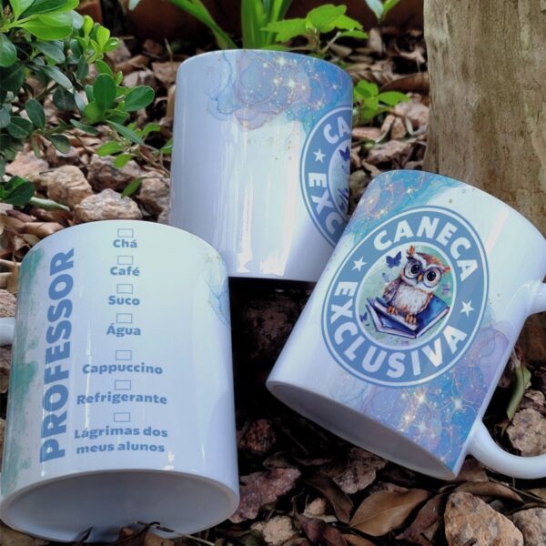Artes Digitais Caneca Exclusiva Professora - Imagem 3