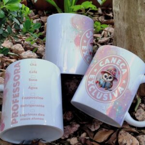 artes digitais caneca exclusiva professora caneca 2