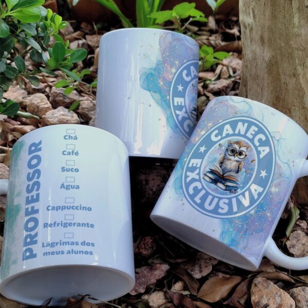 Artes Digitais Caneca Exclusiva Professora - Imagem 4