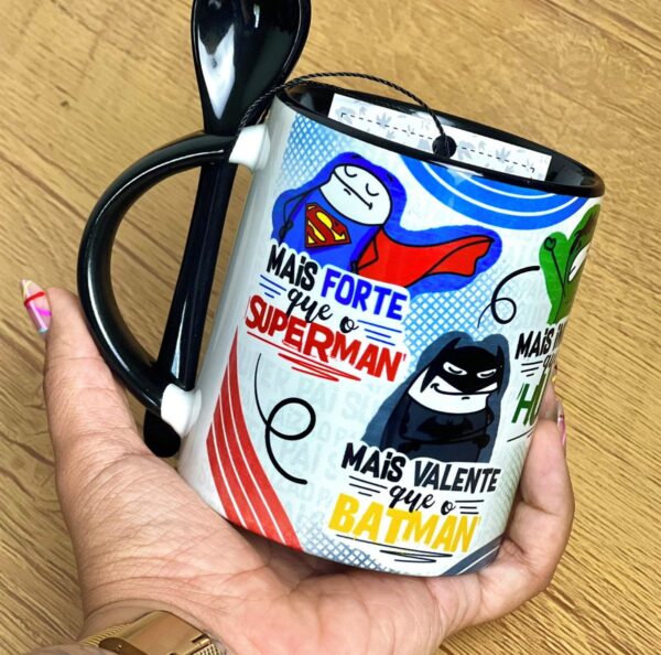 Artes Digitais Caneca Pai Flork Heroi Png