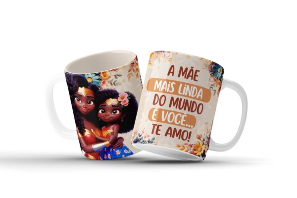 Artes Digitais Canecas Mães Maravilha - Png - Imagem 2