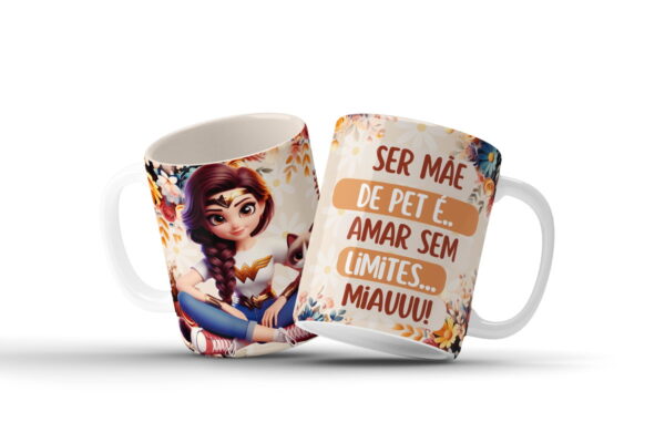 Artes Digitais Canecas Mães Maravilha - Png - Imagem 5