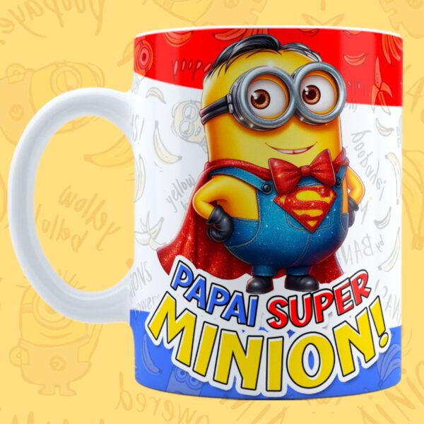 Artes Digitais Sublimação Minions Dia dos Pais - Png - Imagem 3