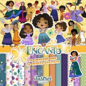Artes Encanto Floral PNG Ilustrações Imagens Flores Madrigal