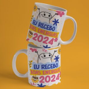 Artes para Caneca Flork Ano Novo